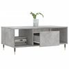 vidaXL Coffee Table Concrete Grey 90x50x36.5 cm Engineered Wood