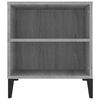 vidaXL TV Cabinet Grey Sonoma 102x44.5x50 cm Engineered Wood