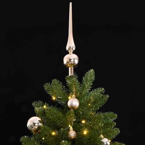vidaXL Artificial Hinged Christmas Tree 300 LEDs & Ball Set 300 cm
