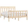 vidaXL Bed Frame without Mattress Solid Wood Pine 120x200 cm