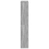 vidaXL Bookcase Grey Sonoma 72x20x120.5 cm Engineered Wood