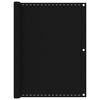 vidaXL Balcony Screen Black 120x600 cm HDPE