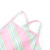 Kids' Dress with Drawstring Sleeveless Pink 128