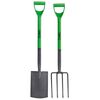Draper Tools Garden Fork and Spade Set Carbon Steel 28x18 cm 16566