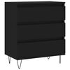 vidaXL Sideboard Black 60x35x70 cm Engineered Wood