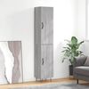 vidaXL Highboard Grey Sonoma 34.5x34x180 cm Engineered Wood