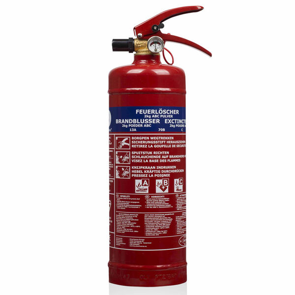 Smartwares Powder Fire Extinguisher BB2 2 kg Class ABC Steel 10.014.68