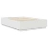 vidaXL Bed Frame with Headboard White 150 x 200 cm Engineered Wood