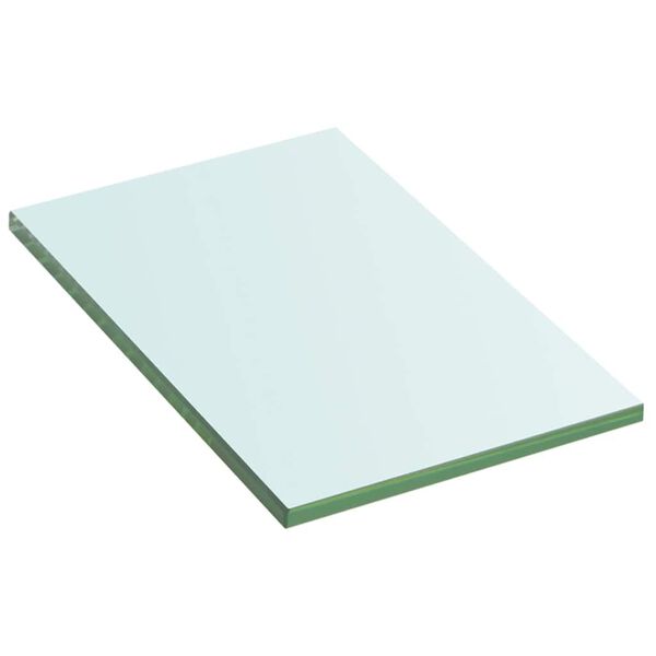 vidaXL Shelves 2 pcs Panel Glass Clear 20x12 cm