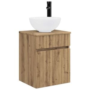 vidaXL Wall-mounted Sink Vanity Artisan Oak 39 x 35 x 63 cm