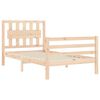 vidaXL Bed Frame without Mattress Small Single Solid Wood