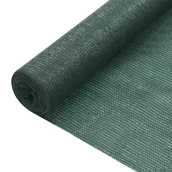 vidaXL Privacy Net Green 1.2x25 m HDPE 75 g/m&sup2;