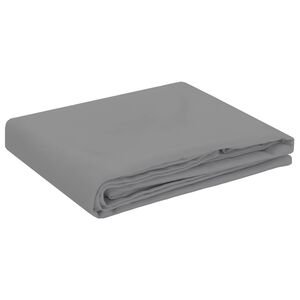 vidaXL Table Cloth Rectangular Light Grey 140 x 160 cm Polyester