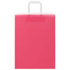 vidaXL Paper Bags 50 pcs with Handles Pink 26x12x35 cm