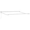 vidaXL Retractable Awning Anthracite and White 3x2.5 m Fabric&Aluminium