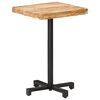 vidaXL Bistro Table Square 50x50x75 cm Rough Mango Wood