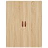 vidaXL Wall Mounted Cabinet Sonoma Oak 69.5x34x90 cm