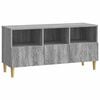 vidaXL TV Cabinet 102 x 34.5 x 50 cm Grey Sonoma Engineered Wood