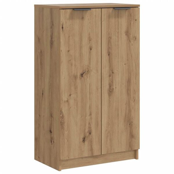 vidaXL Shoe Cabinet Artisian Oak 59x35x100.5 cm Engineered Wood