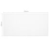 vidaXL Table Protector Matt 200x100 cm 1.6 mm PVC