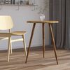 vidaXL Bistro Table Dark Brown ??60x76 cm MDF and Iron