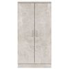 vidaXL Shoe Cabinet Concrete Grey 55x35x108 cm Engineered Wood