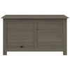 vidaXL Outdoor Cushion Box Anthracite 100x50x56 cm Solid Wood Fir