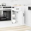vidaXL Kitchen Base Cabinet Kalmar White Engineered Wood