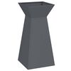 vidaXL Pillar Planter 2 pcs Anthracite 35 x 35 x 73 cm