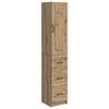 vidaXL Cabinet Set 2 pcs Artisan Oak 33 x 34.5 x 87 cm Engineered Wood
