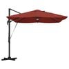 vidaXL Umbrella Terracotta 351 x 250 x 253 cm Polyester and Aluminium