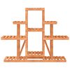 vidaXL Flower Stand 110x25x96 cm Solid Wood Fir