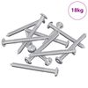 vidaXL Furniture Screws 1600 pcs Silver Steel