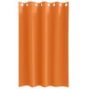vidaXL Blackout Curtains with Rings 2 pcs Bright Orange 175 x 140 cm