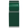 vidaXL Log Holder Green 80x45x120 cm Galvanised Steel