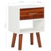 vidaXL Bedside Cabinet Solid Acacia Wood 40x30x57 cm