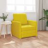 vidaXL Sofa Bed Dark Yellow 74 x 77 x 81 cm Velvet