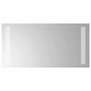 vidaXL LED Bathroom Mirror Transparent 40 x 20 cm Tempered Glass