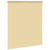 vidaXL Roller Blind Blackout Beige 130x130 cm Fabric Width 126.6 cm Polyester