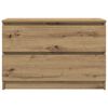 vidaXL TV Cabinet Artisan Oak 80x35x54 cm Engineered Wood