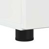 vidaXL Bathroom Cabinet with Storage High Gloss White 30 x 35 x 95 cm