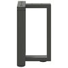 vidaXL Coffee Table Legs T-Shaped&nbsp;2 pcs Anthracite 38x25x(42-43) cm Steel