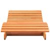vidaXL Sun Lounger Wax Brown 205x70x31.5 cm Solid Wood Pine