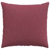 vidaXL Sofa Pillows 2 pcs Wine Red 45 x 45 cm Fabric