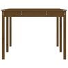 vidaXL Garden Table Honey Brown 203.5x100x76 cm Solid Wood Pine