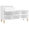 vidaXL Shoe Cabinet White 102x36x60 cm Engineered Wood