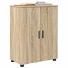vidaXL Bathroom Cabinet with Storage Sonoma Oak 60 x 35 x 80 cm