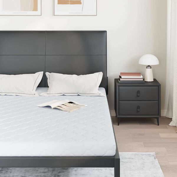 vidaXL Mattress White 160 x 200 cm PU Foam