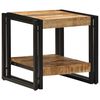 vidaXL Coffee Table Brown 40 x 40 x 38 cm Solid Mango Wood
