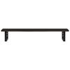 vidaXL Basin Shelf Wall Mounted Steel and Solid Wood Oak